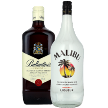 Ballantine's whisky of Malibu XXL formaat
